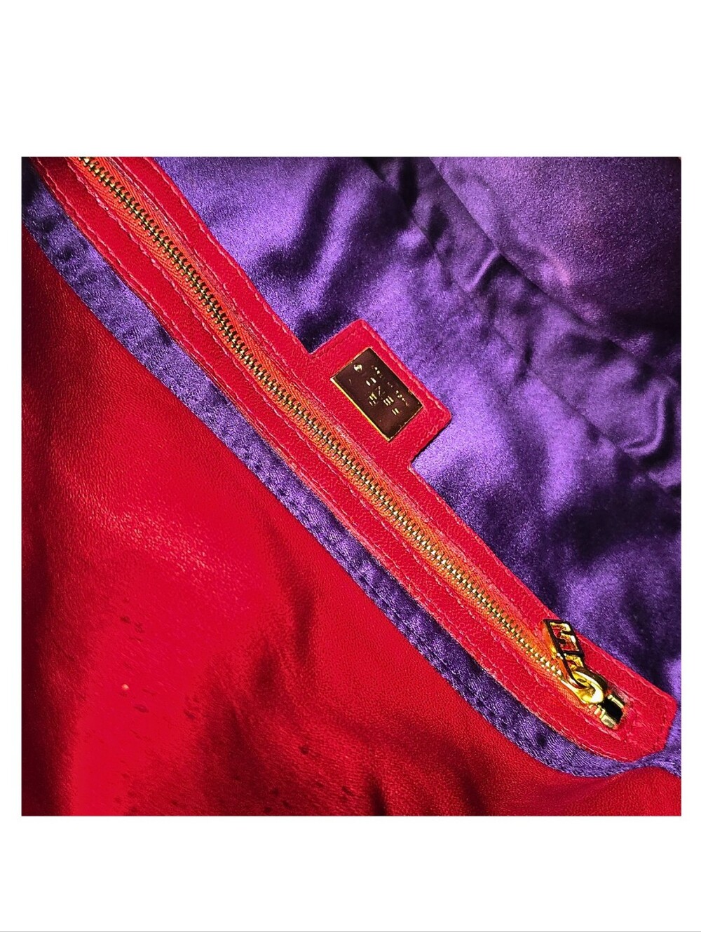 **SOLD**Fendi Baguette Vintage Ruby Red Sequins Red Version of ASO SATC - Picture 17 of 17